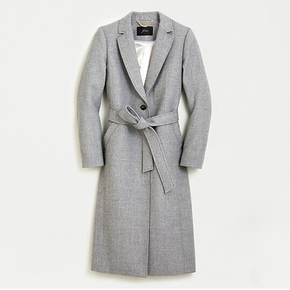 J. Crew Jackets & Blazers - J..Crew | Double Serge Wool Coat | Heather Graphite | 4